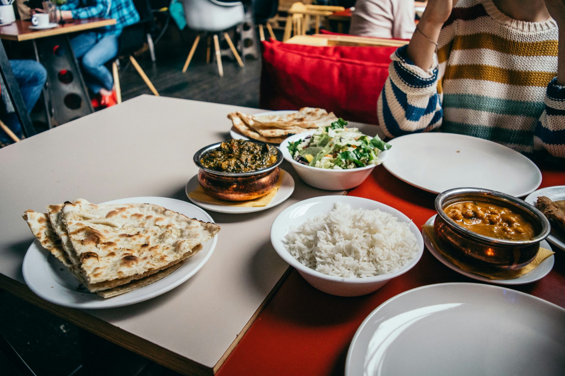Lunch, served family-style