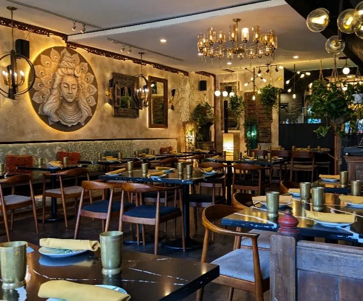The dining room